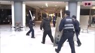 官民連携しテロの未然防止へ　大型商業施設で不審者の侵入想定した対応訓練　秋田市