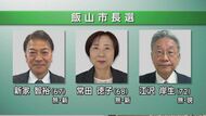 長野・飯山市長選が告示　現職と新人の合わせて3人が立候補　JR飯山駅前の開発や人口減少の進む街の活性化など焦点　投開票は25日