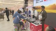盛岡市で新米フェア開催　達増知事が県産米ＰＲ　岩手県