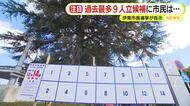 「大勢過ぎて聞き切れない」過去最多となる9人立候補に市民は困惑　伊東市長選　投票権を持たない高校生もポスターを自作し啓発