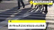 約1年4か月ぶりに新型コロナウイルス新規感染者がゼロに