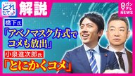 橋下徹氏「アベノマスク方式でコメも放出せよ」小泉新大臣に“進言”「小泉さんこれ本当正念場」