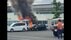 朝の東京・世田谷でバスが駐車中に突然炎上　爆発も