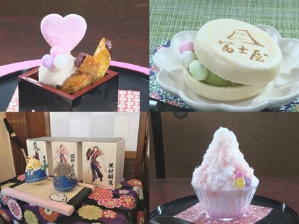 大学芋パフェに抹茶アイス最中、人気ゲーム「アイマス」ともコラボ…老舗和食店がコロナ禍に始めた「和カフェ」で新機軸