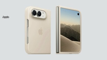 アップル初の折りたたみ式「iPhone Duo」発表　開けば7.6インチの史上最大画面　価格は36万円台から　来月発売へ