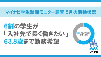 「マイナビ 2025年卒 学生就職モニター調査 5月の活動状況」を発表