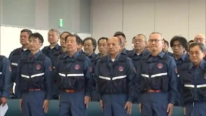 年々減少の消防団員の活動を補助“大規模災害団員”に辞令交付「消防力の低下を防ぎ生命・財産を守る」新潟市