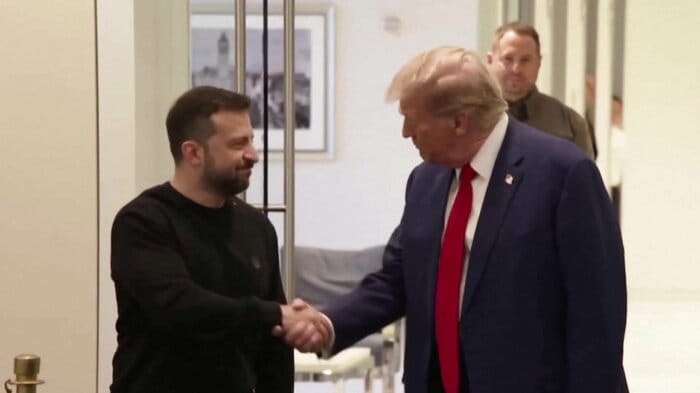 ゼレンスキー大統領とトランプ氏の会談(9月)