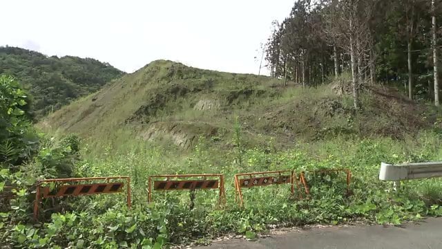福島県矢祭町の盛り土