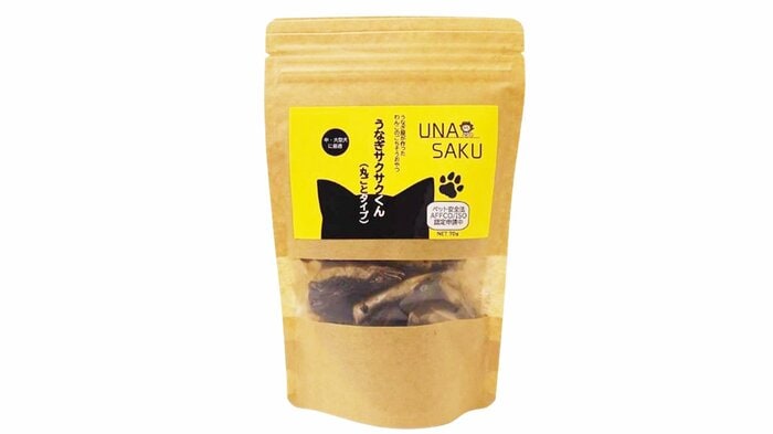 愛犬専用のおやつ「うなぎサクサクくん」