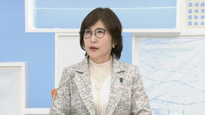 スタジオ出演した稲田氏