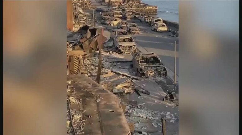 ハワイ・マウイ島山火事の死者99人に　“送電が出火原因”と電力会社に集団訴訟｜FNNプライムオンライン