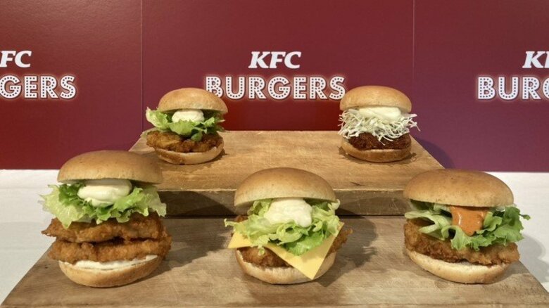 ケンタッキー、「サンド」改め「バーガー」に名称変更　明日から5種類の「バーガー」展開　新商品も｜FNNプライムオンライン