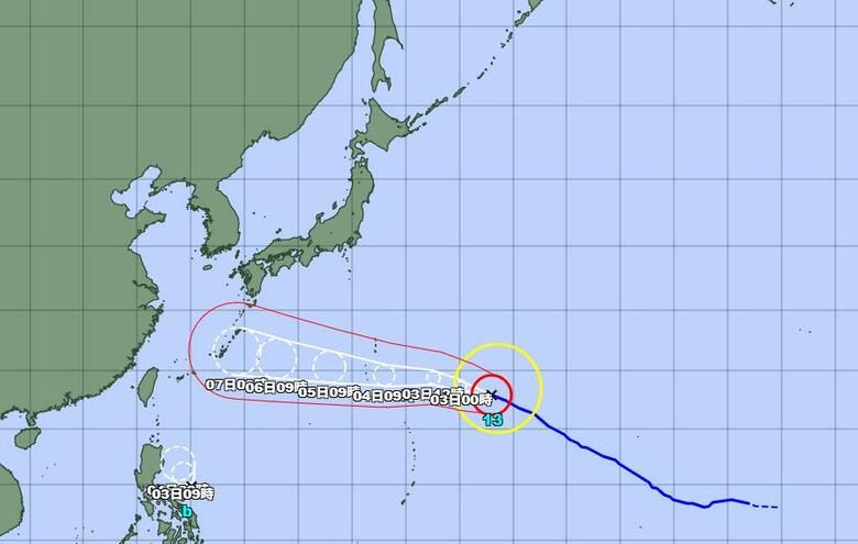 【台風情報】非常に強い台風13号の進路と影響は？非常に強い勢力を維持したまま小笠原近海へ　“猛烈な暑さ”になる地域も　こまめに予報の確認を｜FNNプライムオンライン