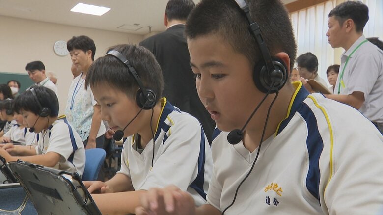 AIが「英会話パートナー」に！小学校英語教育の新たな挑戦 「英語の力が伸びてきている気がする」児童の声｜FNNプライムオンライン