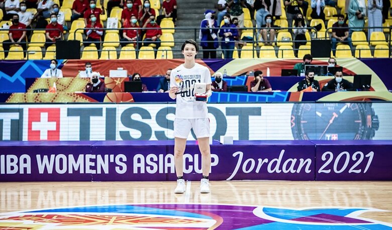 大会MVPは日本を背負う新エース赤補ひまわり©fibaasiacup