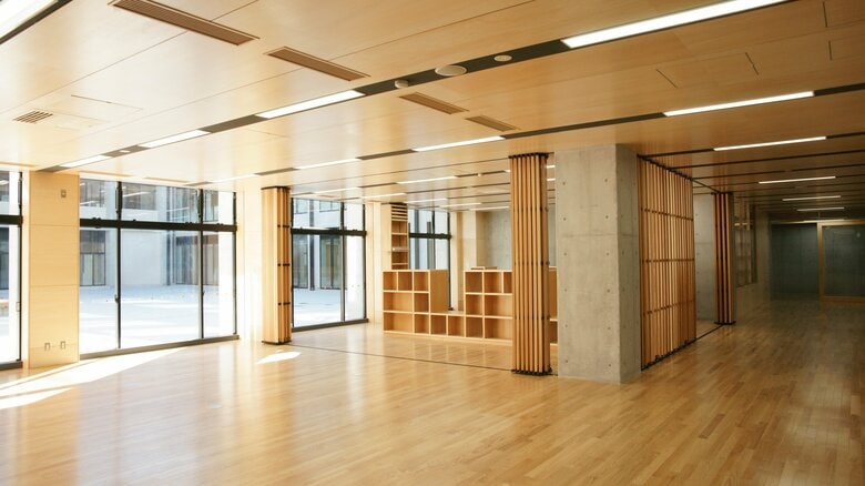 最新装置が完備された図書室