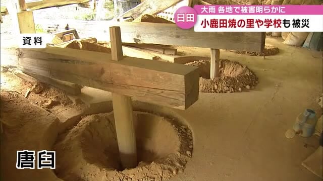 焼き物に使う土を砕く唐臼（資料）