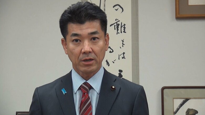 再選に向けた出馬への意欲を強くにじませている泉代表
