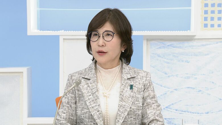 スタジオ出演した稲田氏