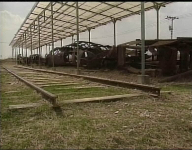 分断されていた京義線の線路。(2000年頃)