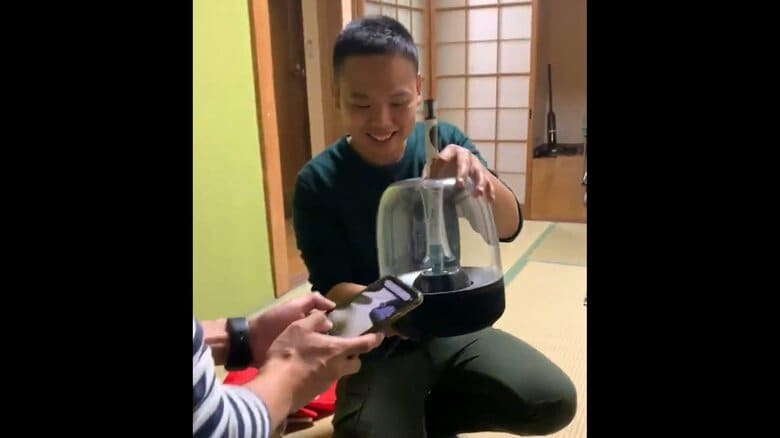 取りだすまでの流れ、その5。安堵の表情