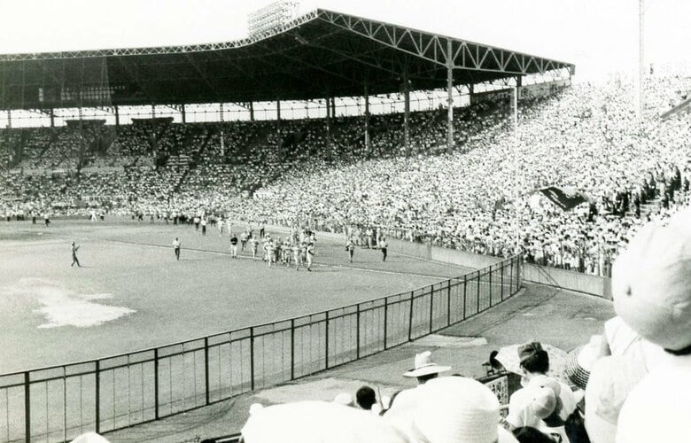 多くのファンが訪れていた昭和の球場