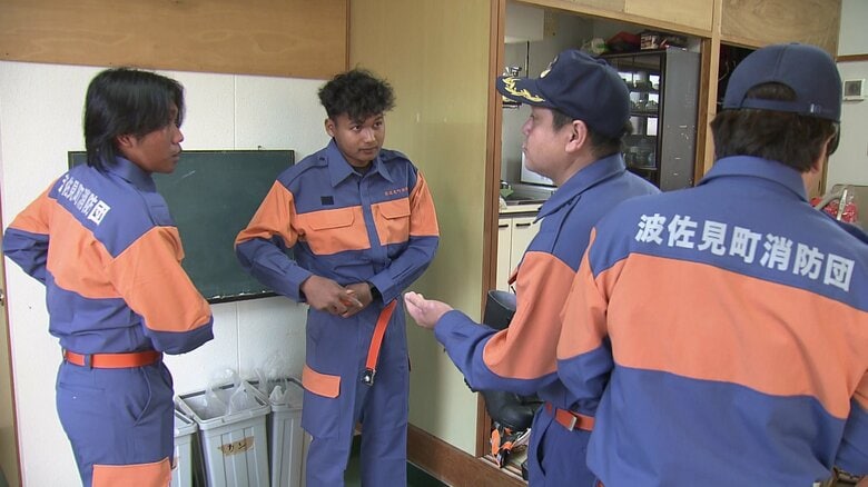 初めて制服を着用