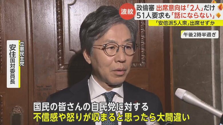 「危機感が伝わっていないから、たった2人だけってことになっているんじゃないか」