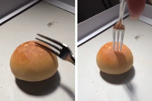 うんちゃんさんが以前“バズった”「防御力の高すぎるパン」