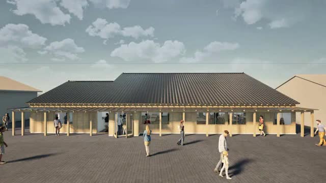 能登半島地震で焼失した輪島市朝市通り、14店舗入居の木造商業施設が復興へ「朝市通りは復興のシンボル」