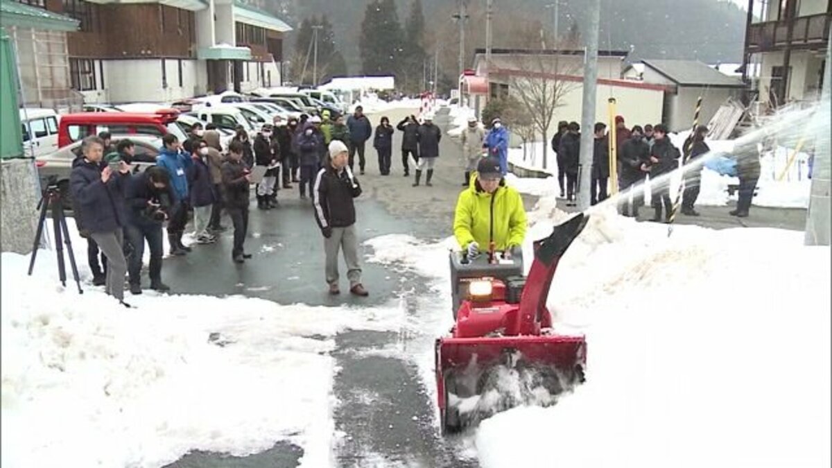 気付いた時には後ろに壁が…」除雪機の4大事故に注意 “ひかれ・挟まれ