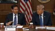 トランプ大統領「おとり」旧型専用機にルビオ国務長官ら閣僚も搭乗　地対空ミサイルで狙われる脅威も　アメリカメディア