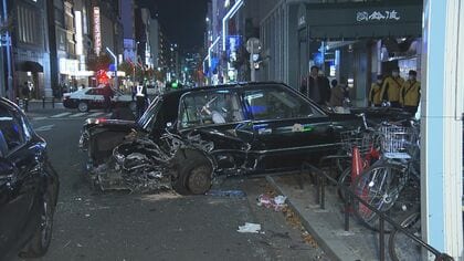 衝撃で運転手“宙に浮く”…車に猛スピードで追突されたタクシーと運転手のその後　愛知の繁華街で5台絡む事故