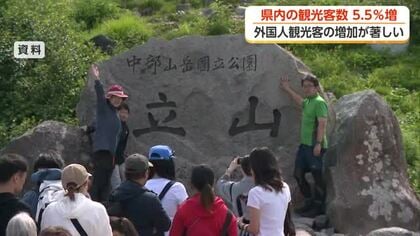富山への観光客が4000万人超え　インバウンドは前年比55％増の躍進　富山市ガラス美術館は69％増加