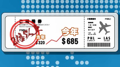 航空チケットは去年の2倍以上に…米インフレ直撃の感謝祭　