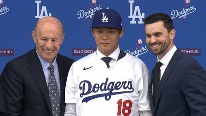 【速報】「本当の意味で憧れるのをやめる」山本由伸投手がドジャース入団会見　大谷選手の「名言」引用