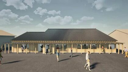 能登半島地震で焼失した輪島市朝市通り、14店舗入居の木造商業施設が復興へ「朝市通りは復興のシンボル」