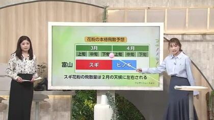 「春と冬のせめぎ合い」の中 花粉シーズン到来、3連休は春本番の陽気で花粉量急増【気象予報士解説】