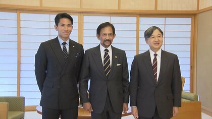 天皇陛下 ブルネイ国王と懇談　皇太子時代の訪問の思い出も　結婚控えた王子を祝福
