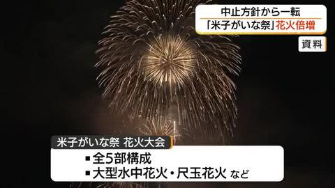 中止検討から一転…8000発に倍増　「米子がいな祭」花火大会　寄付や協賛金集まり規模拡大へ（鳥取）