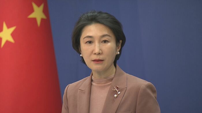 中国外務省は記者会見で、用意した文面を読み上げることが多い