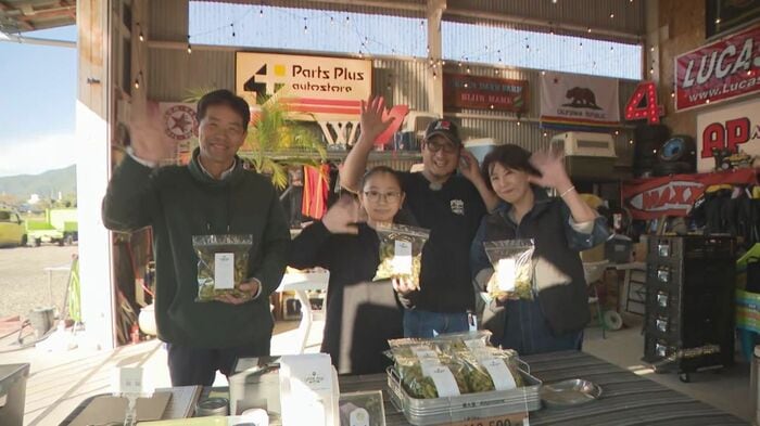 「GREENDAYS FARM」のみなさん（関西テレビ「旬感LIVEとれたてっ！」より）