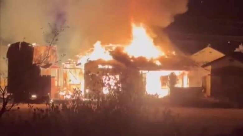 綾町で住宅全焼　けが人なし　宮崎県内全域に乾燥注意報｜FNNプライムオンライン