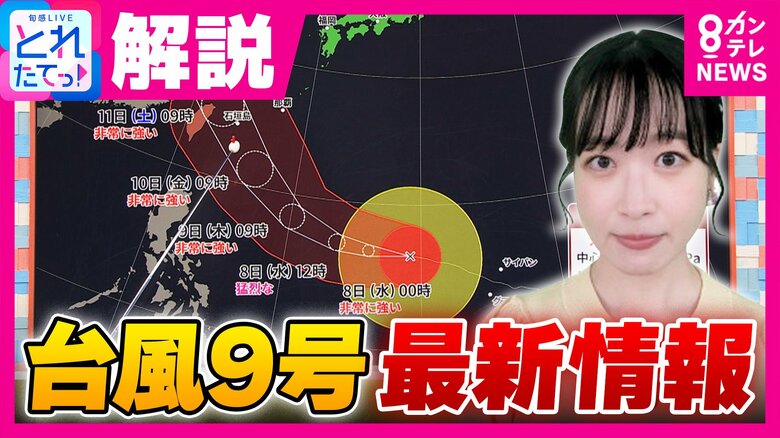 【台風情報】台風9号の今後の進路 週末にかけ石垣島・宮古島に接近へ「大雨・暴風・高波・高潮に警戒」 西日本では今週中に梅雨明けの可能性も|FNNプライムオンライン