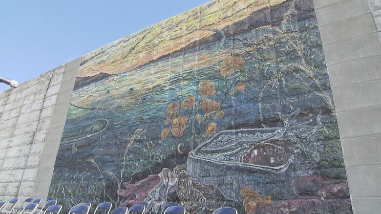「町全体が美術館」海が見えなくなった海岸線にアート描く…壁画でよみがえる地域の文化と伝統【宮城】｜FNNプライムオンライン