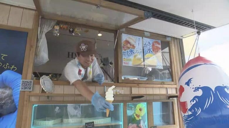 猛暑の被災地に「ひんやり」を　愛媛のキッチンカーが熊本地震の避難所に　被災者が笑顔「沁みる」【愛媛】｜FNNプライムオンライン