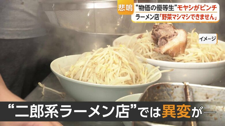 「野菜マシマシできません」“二郎系ラーメン店”から悲鳴 “物価の優等生”モヤシがピンチ 生産企業の倒産や廃業相次ぐ|FNNプライムオンライン