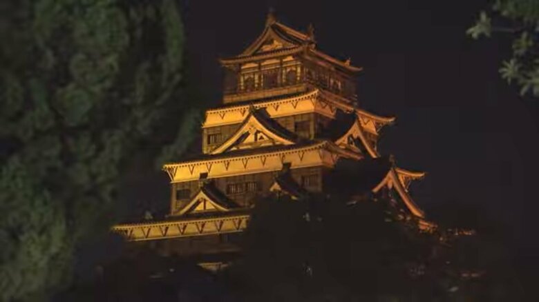 小児がんへの理解と支援呼びかけ「ゴールドリボン」　広島城を金色にライトアップ　小児がんの実情は…｜FNNプライムオンライン