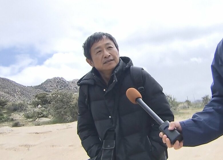 安徽省から来た男性は「自由と民主主義を求めて」2カ月かけてアメリカへ